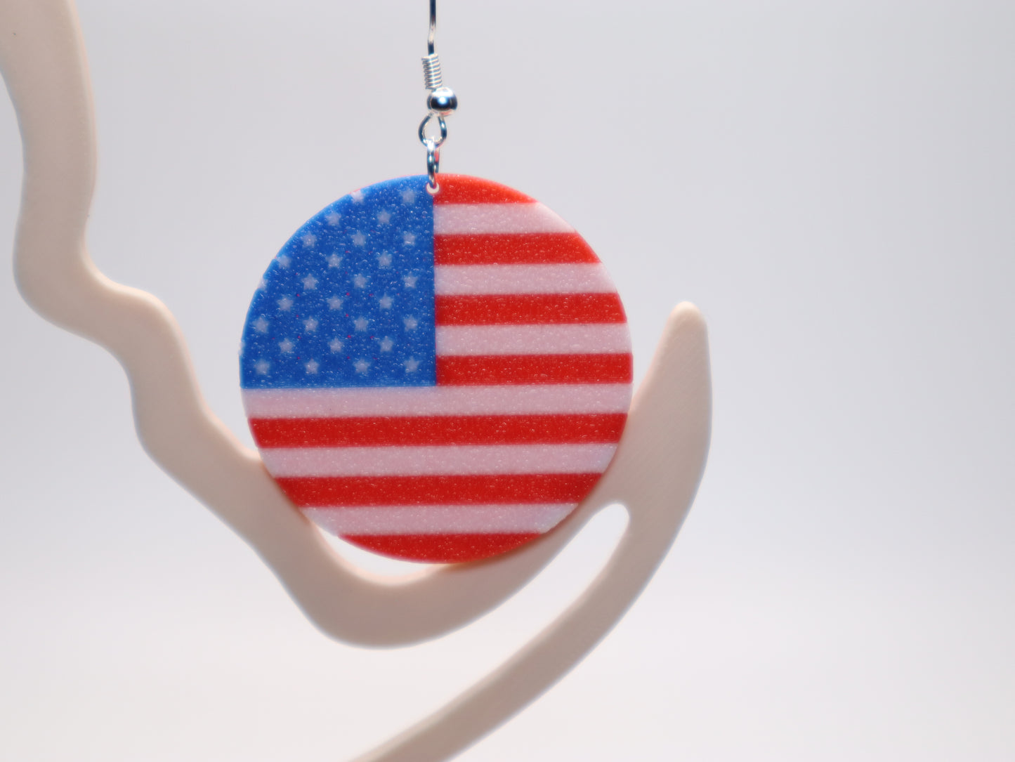 Dazzling American Flag Earrings