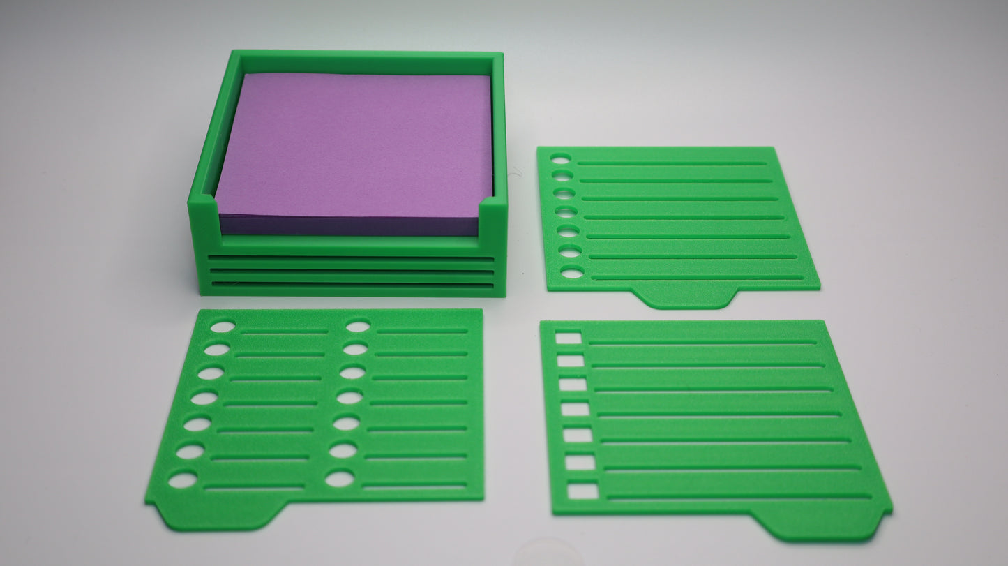 Sticky Note Stencils - 3 Templates for Crafting and DIY Projects