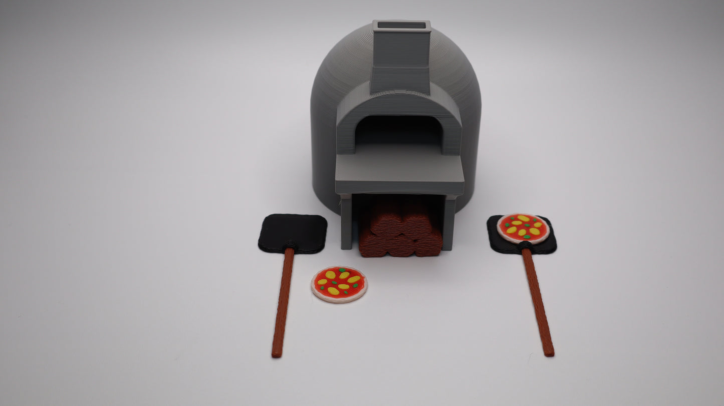 Miniature Pizza Oven Set - Lights up