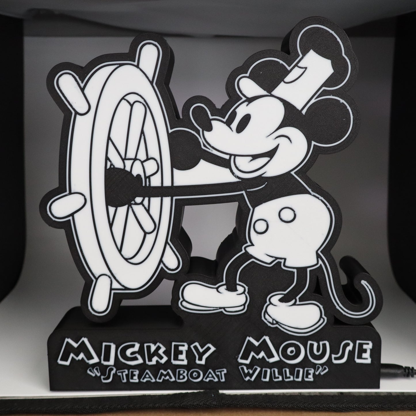 Vintage Steamboat Willie Lightbox