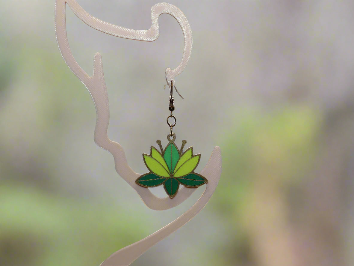 Bayou Bloom Earrings: Lily Pad Jewels Inspired by The Princess and the Frog