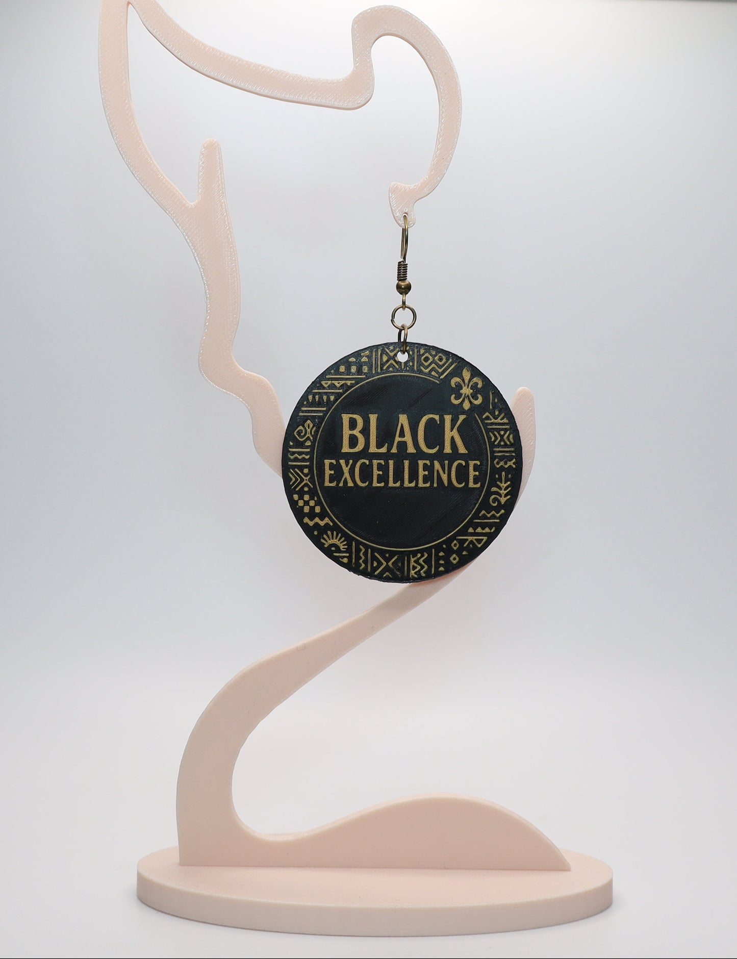 Radiate Black Excellence - Hoop Earrings