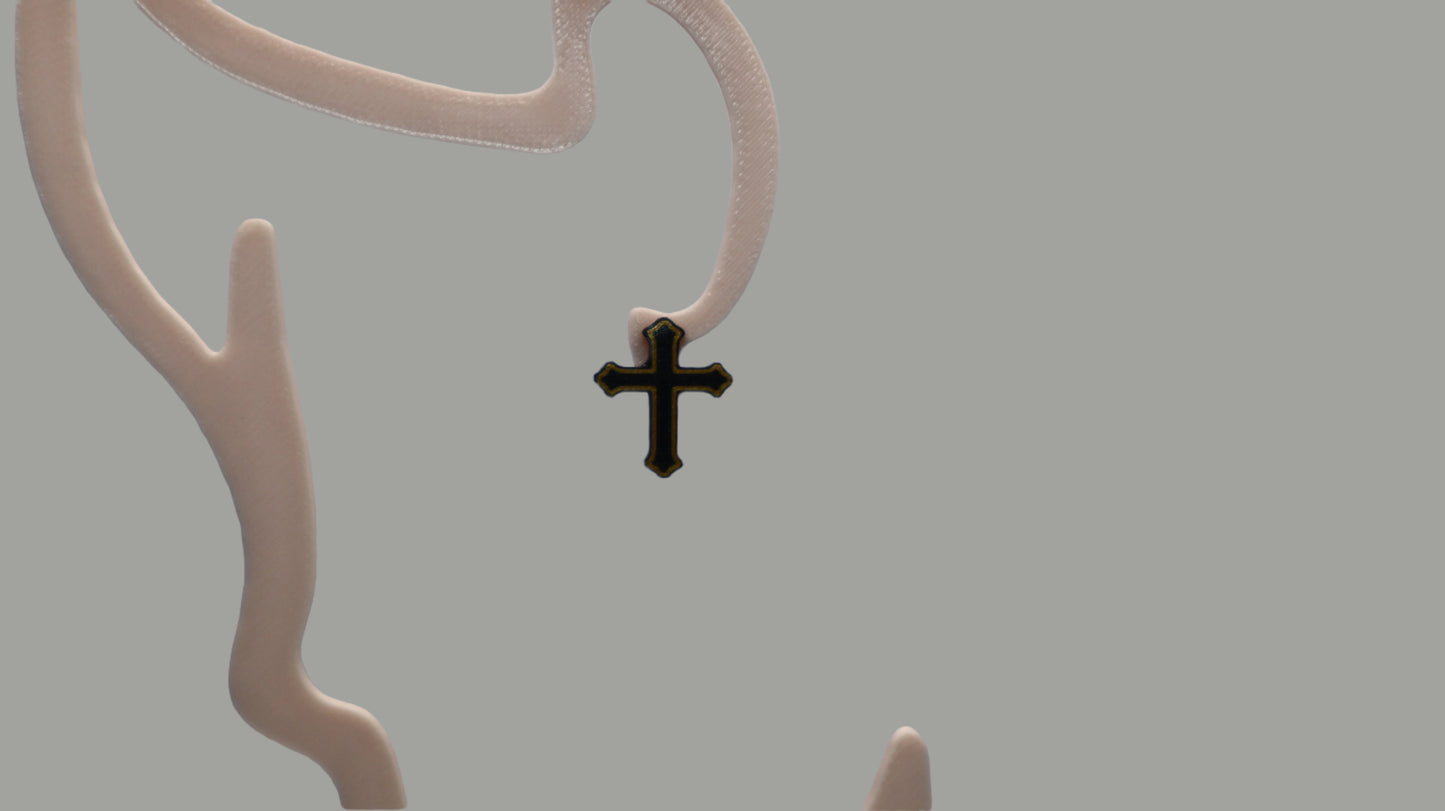 ✝️ Minimal Cross Studs — Small, Bold, and Faith-Focused