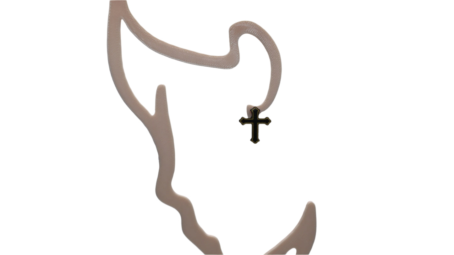 ✝️ Minimal Cross Studs — Small, Bold, and Faith-Focused