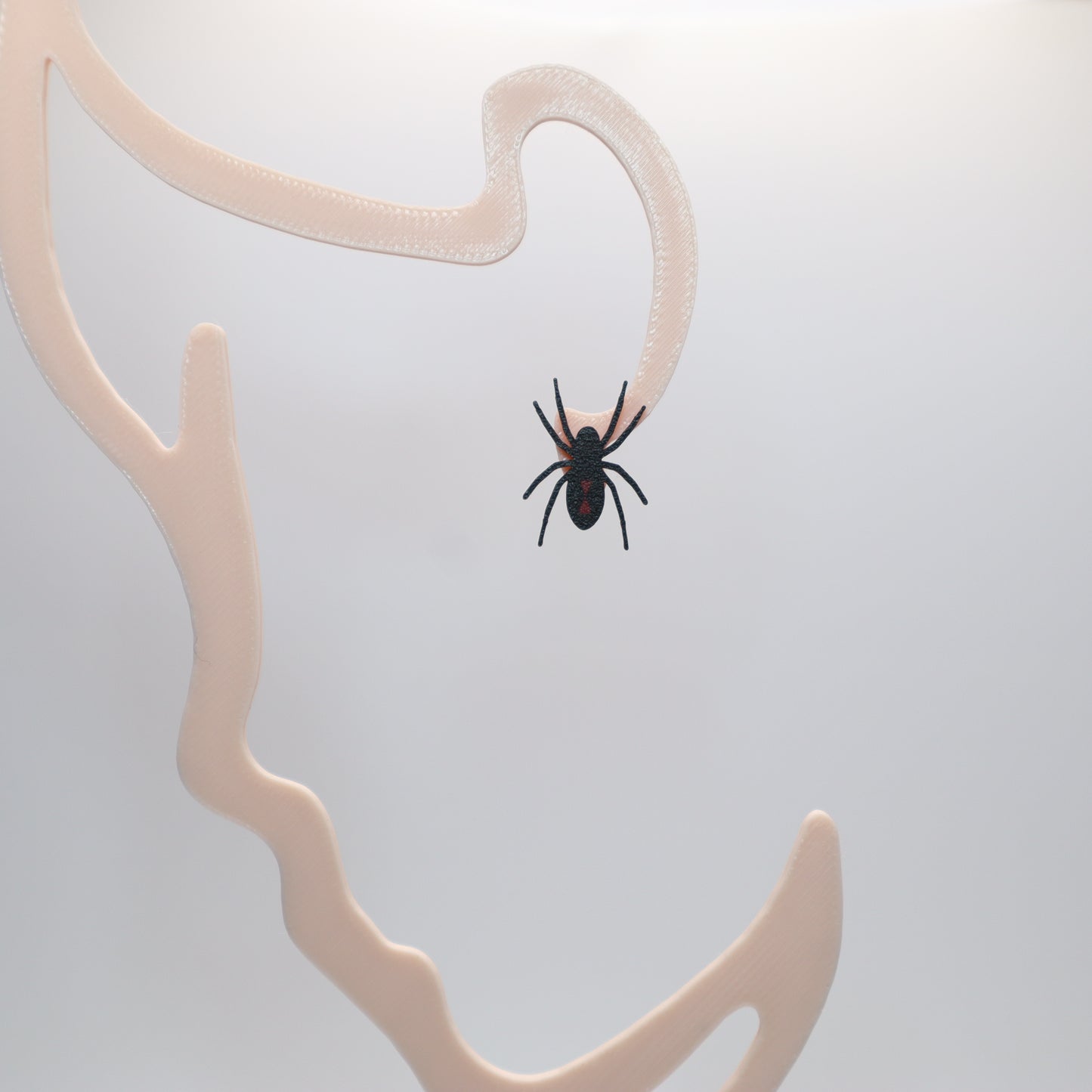 🕷️ Black Widow Vibes? These Spider Studs Are a Whole Mood 🔥🕸️ #3DPrinted #StudEarrings #CreepyCute #SpiderStyle