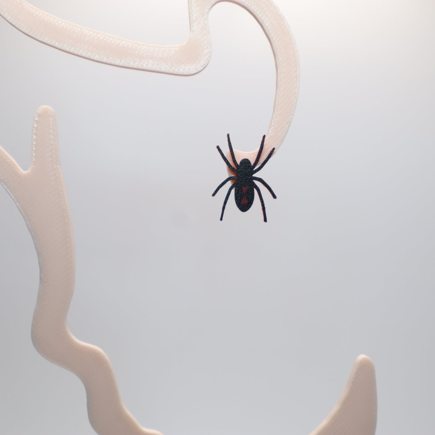 🕷️ Black Widow Vibes? These Spider Studs Are a Whole Mood 🔥🕸️ #3DPrinted #StudEarrings #CreepyCute #SpiderStyle