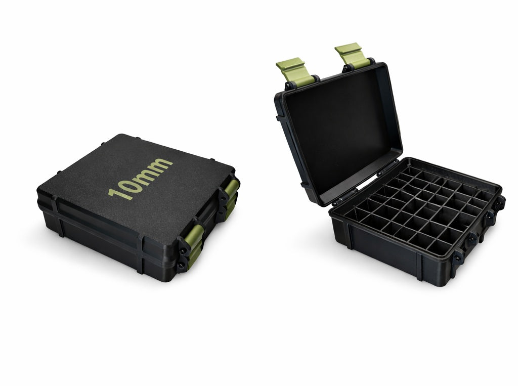 🧰 100 Slot Organizer Case | 🔒 Snap-Lock Storage Box | 🎯 Range Gear Storage