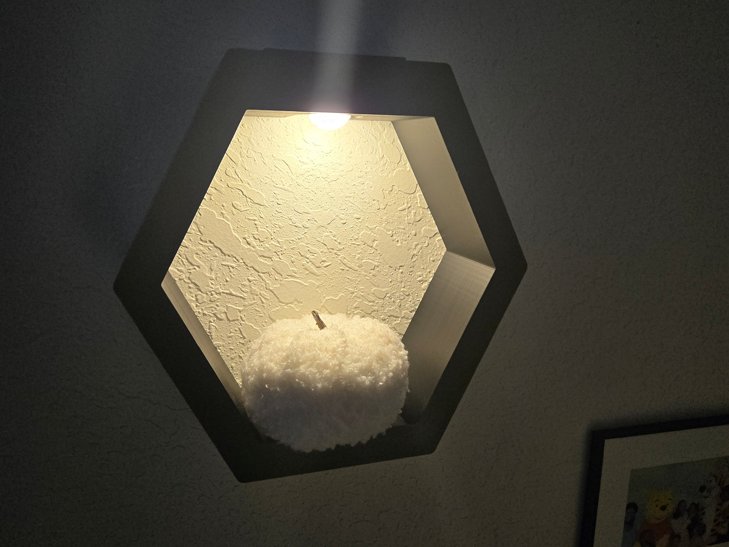 ✨ Shine & Vine – Decorative Wall Shelf with Soft Glow 🌿