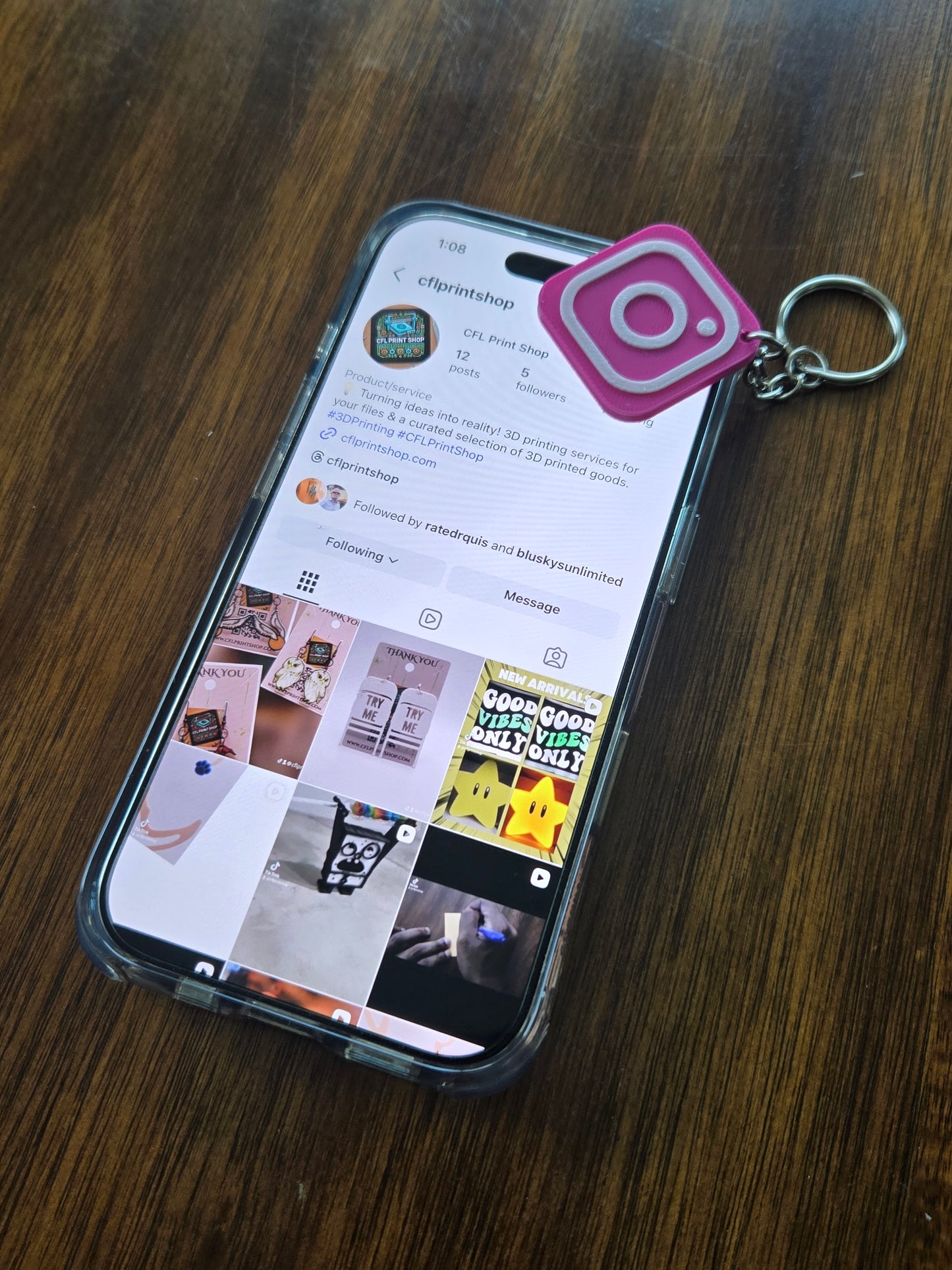 🚀 Tap & Connect in Seconds! 🔗✨ | Instagram Social Media Keychain 🎨