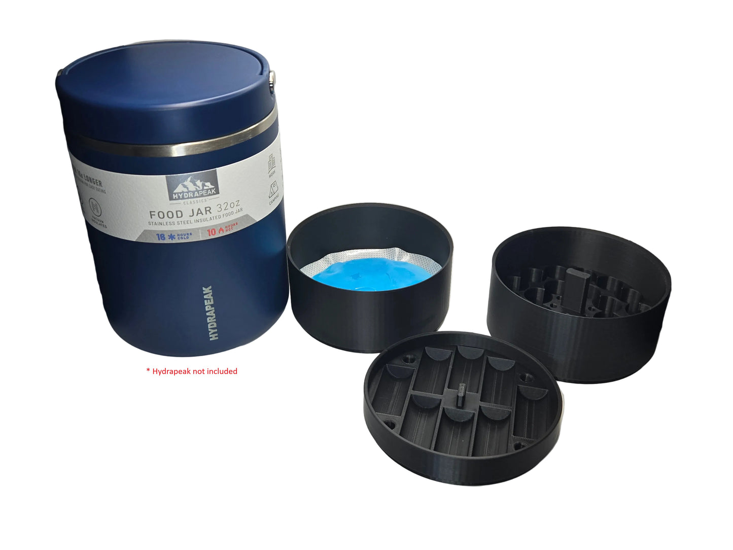 🧊 Peptide & GLP-1 Cooling Storage Insert | Fits Hydrapeak 32oz