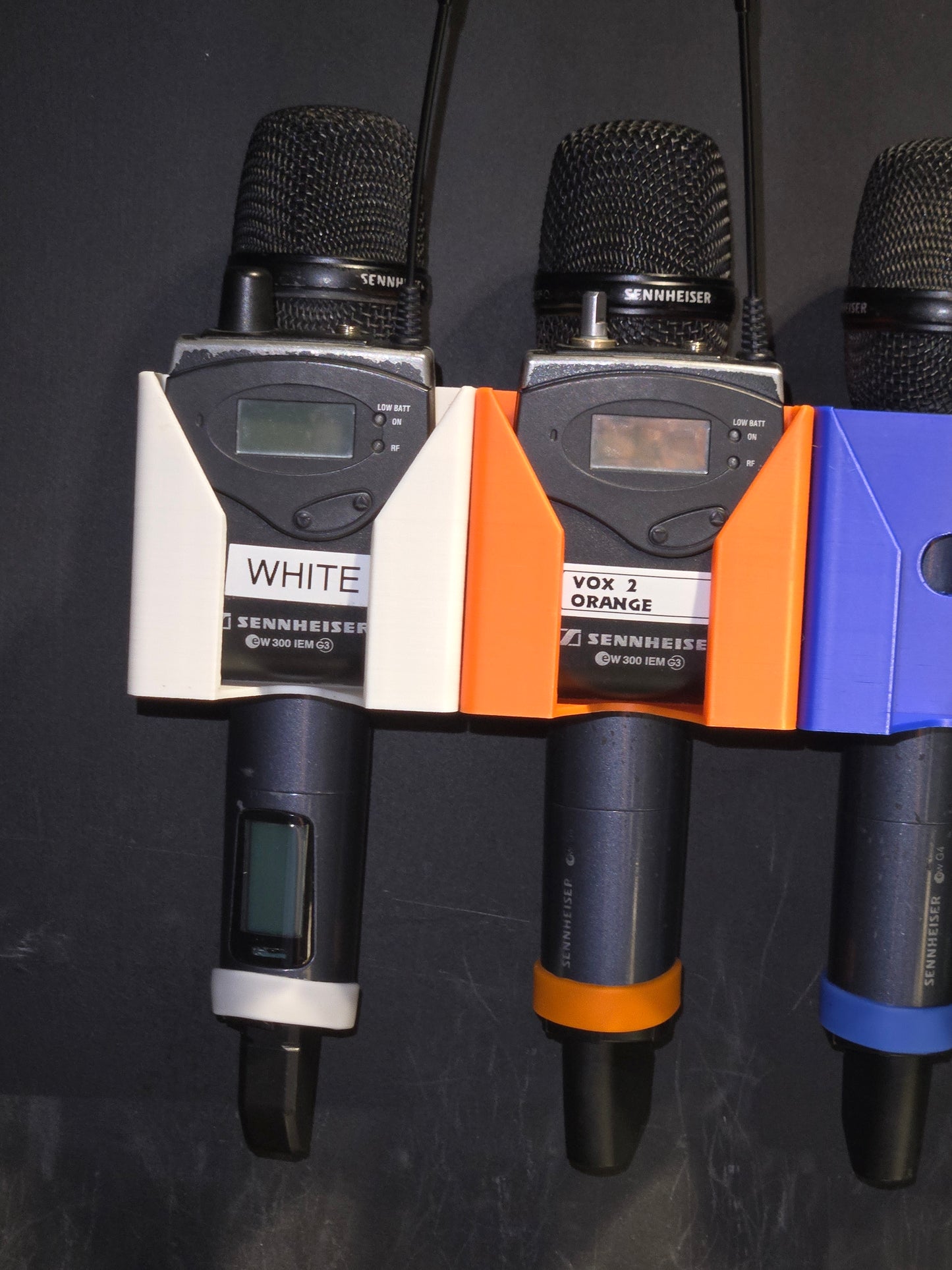 🔥 Expandable Mic, Beltpack & Battery Wall Holder 🎤🎧🔋 Modular DJ Church Studio Organizer