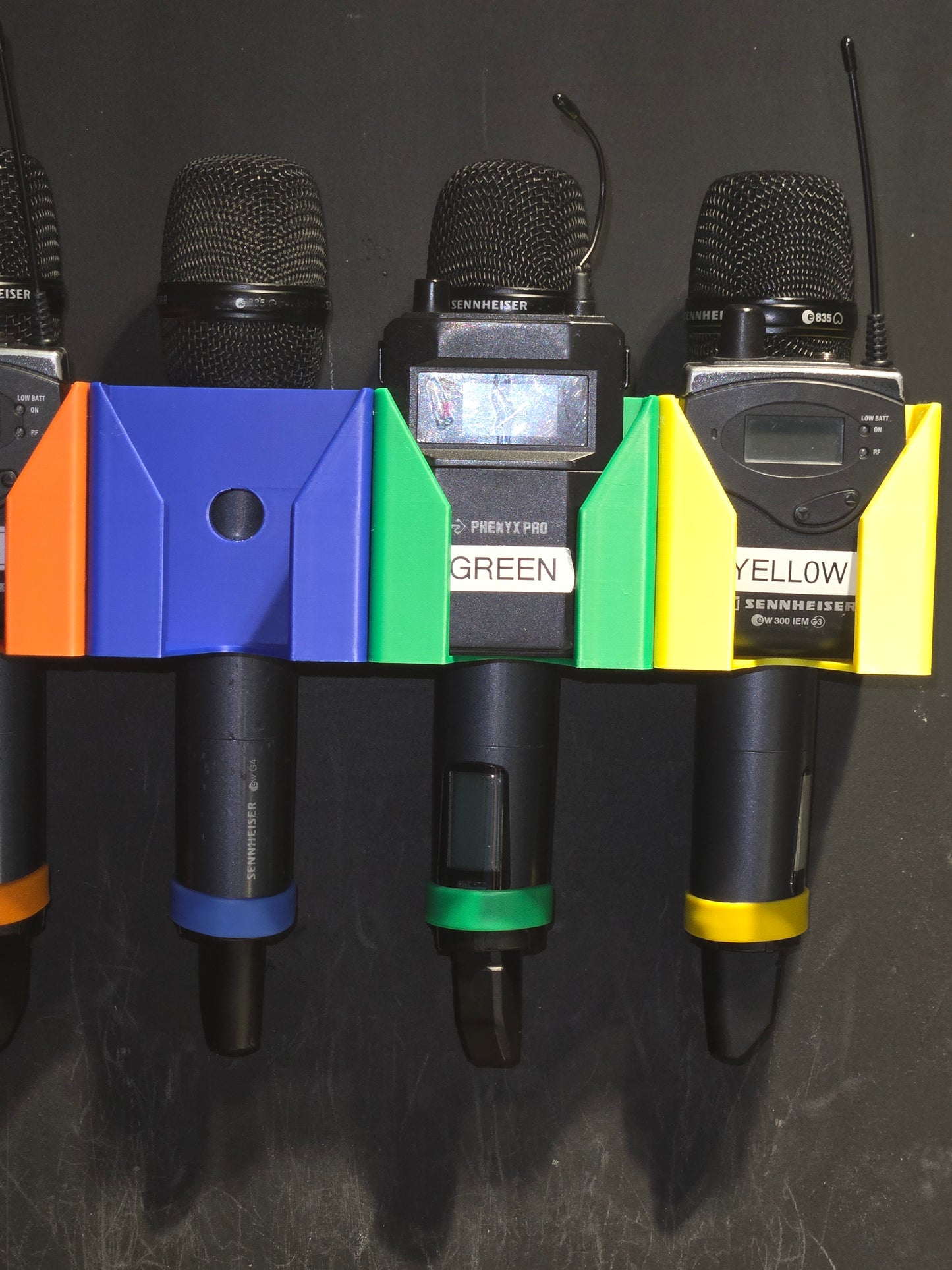 🔥 Expandable Mic, Beltpack & Battery Wall Holder 🎤🎧🔋 Modular DJ Church Studio Organizer
