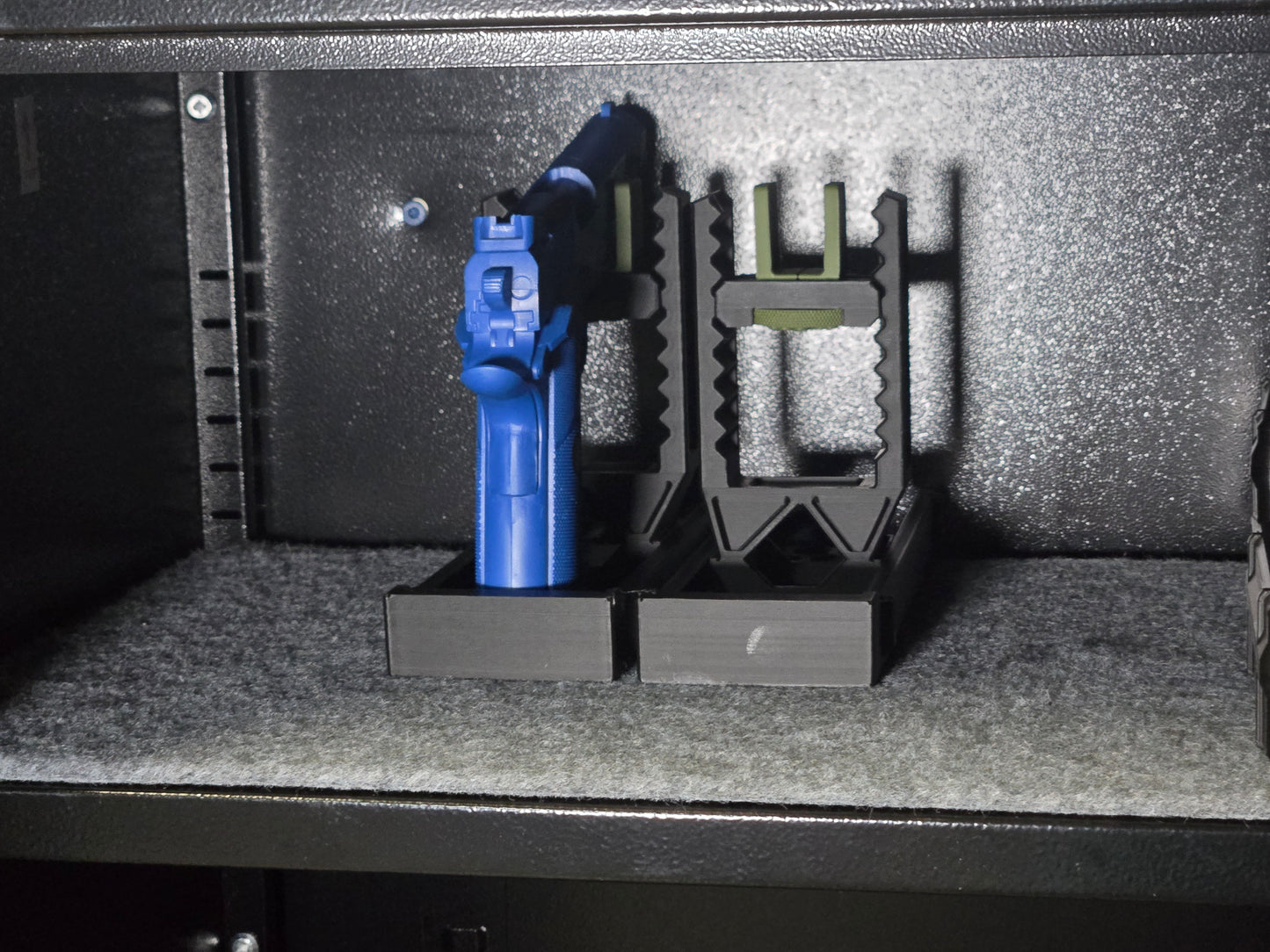 🔒⚡ Universal Quick Access Safe Stand | Modular Adjustable Rack Organizer 🖤