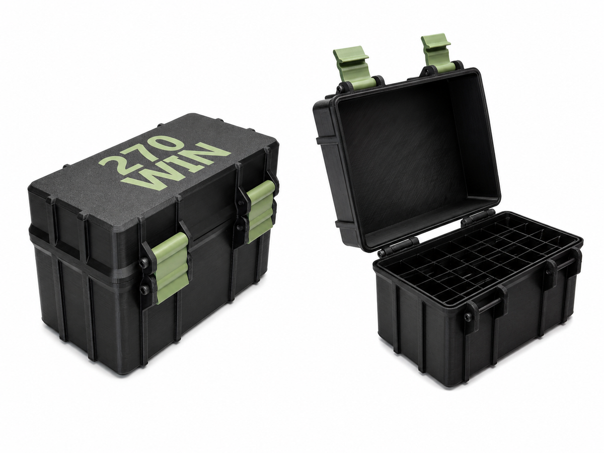 🧰 100 Slot Ammo Storage Organizer Case | 🔒 Snap-Lock Storage Box | 🎯 Range Gear Storage | 🚀 New Variations Added Regularly