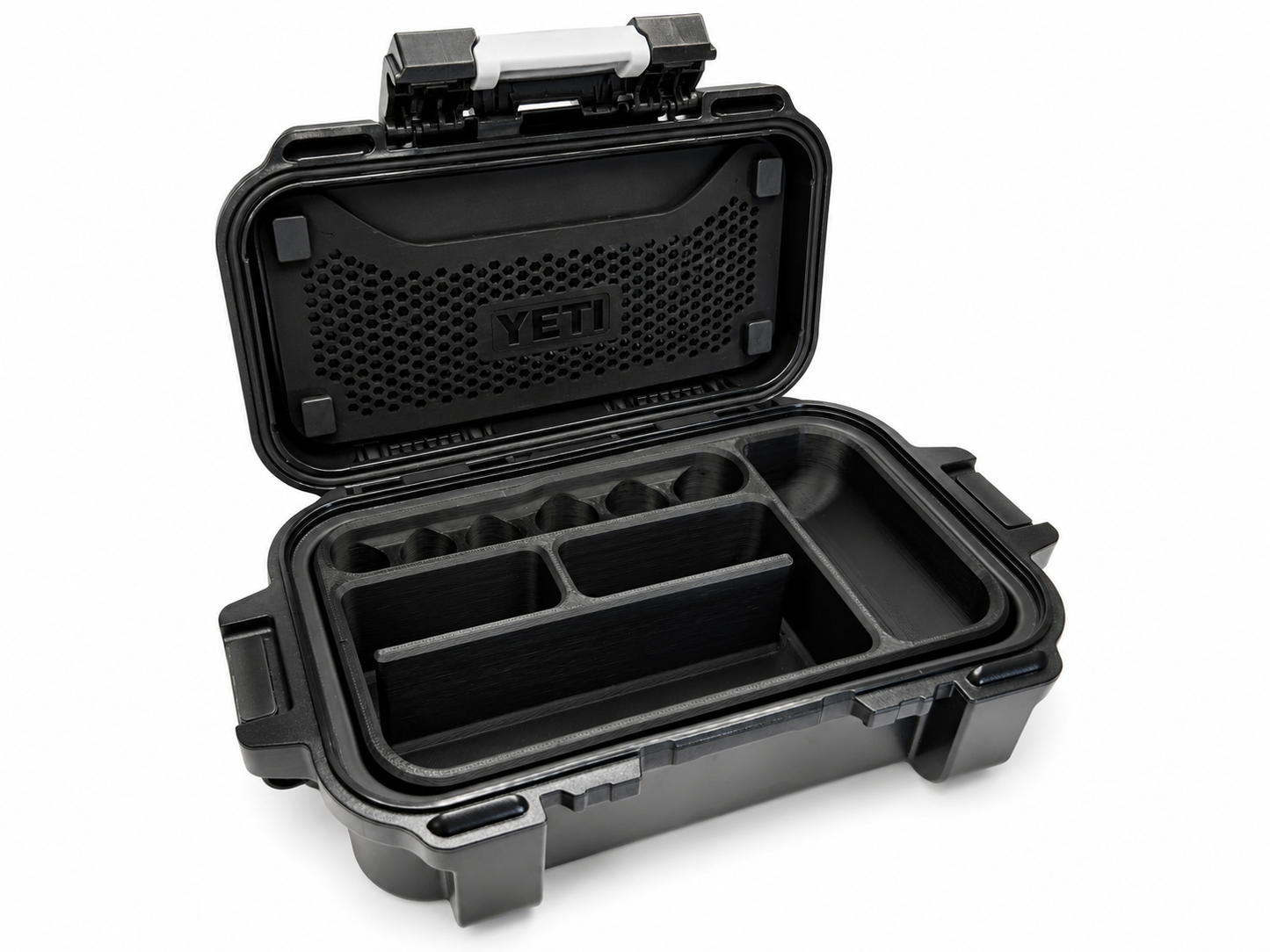 🧪✨ Peptide Organizer Insert for YETI® GoBox 1 Gear Case 🧊💉 | 6️⃣ × 3mL Vial Holder 🧬 | Research Storage 📦 | 🚫 Insert Only 🇺🇸