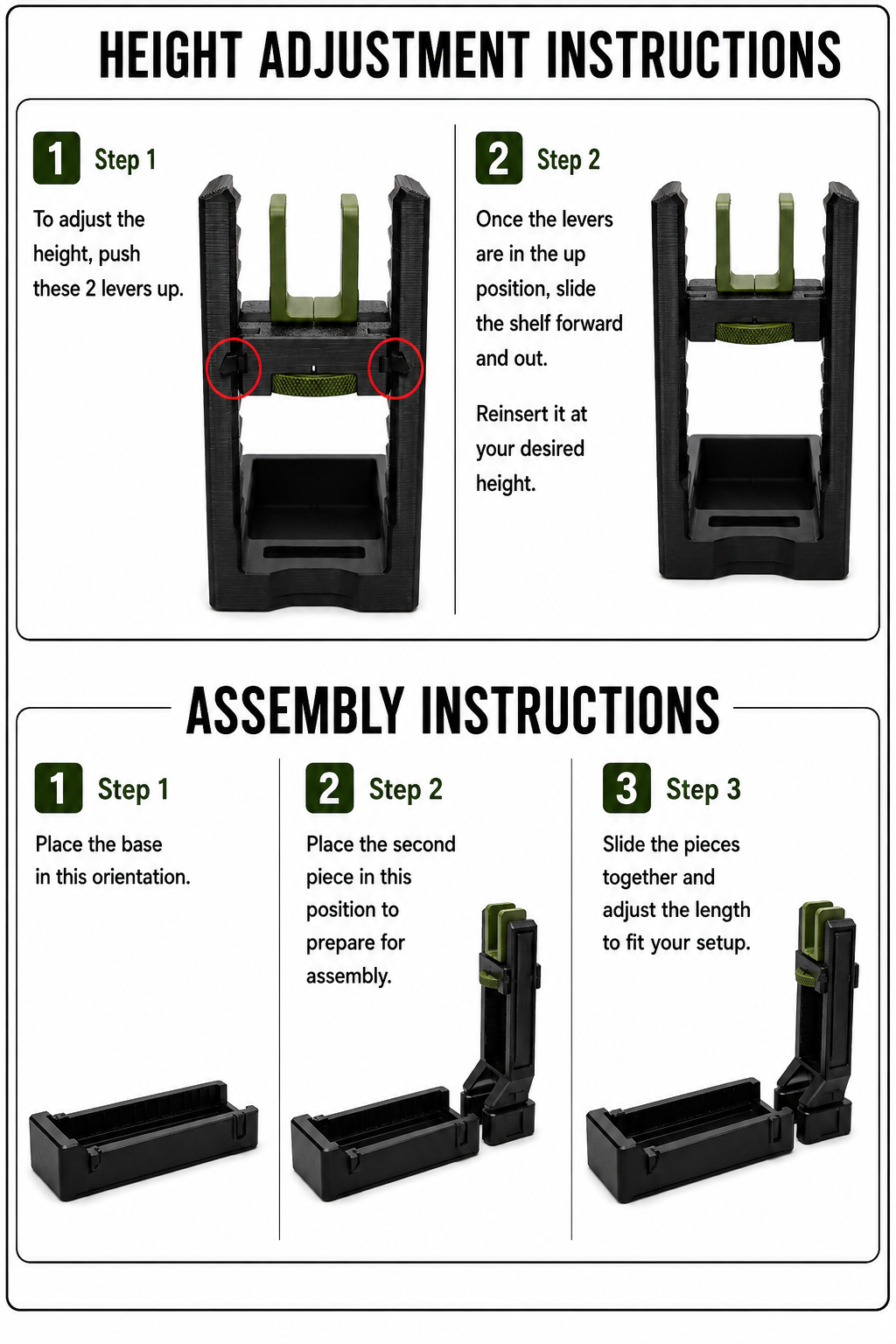 🔒⚡ Universal Quick Access Safe Stand | Modular Adjustable Rack Organizer 🖤