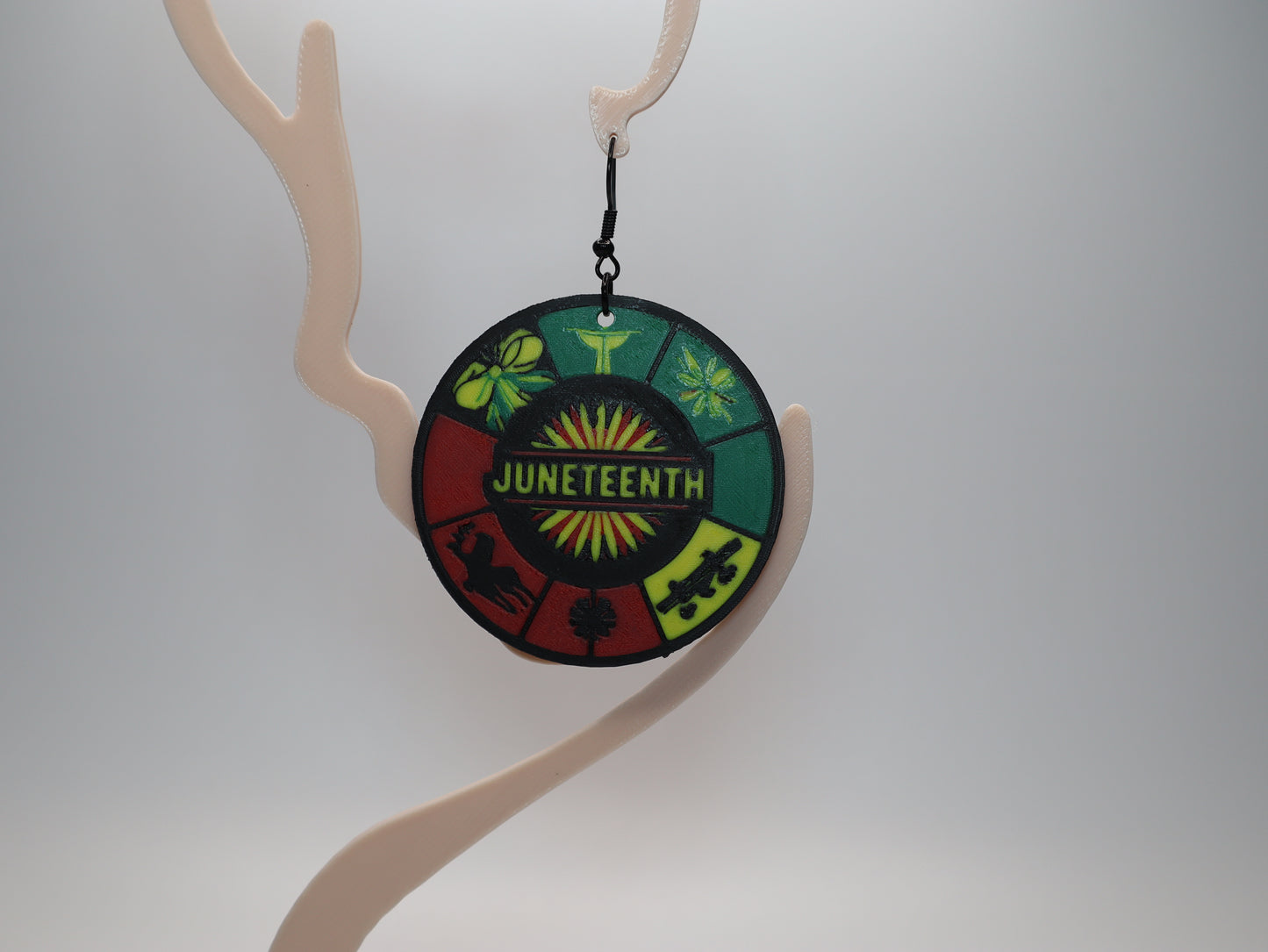 Juneteenth Celebration Star Earrings