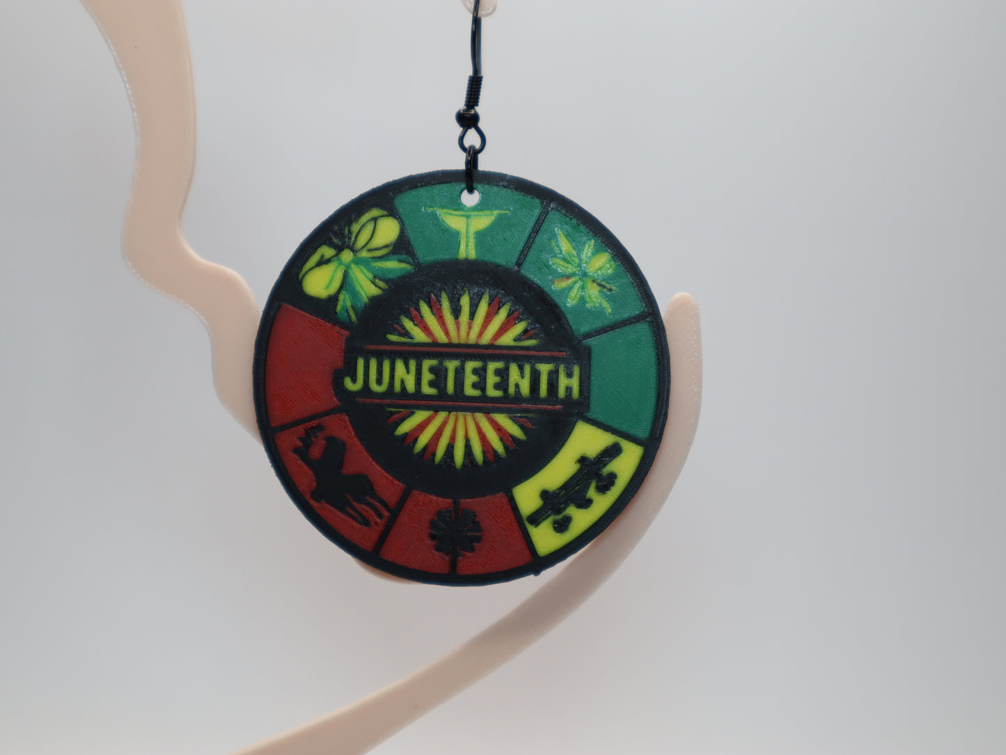 Juneteenth Celebration Star Earrings