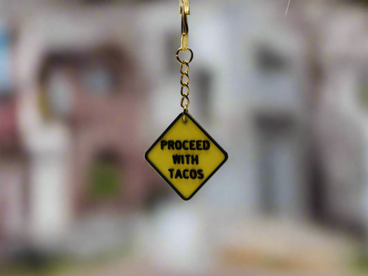 Taco Lover Gift Keychain