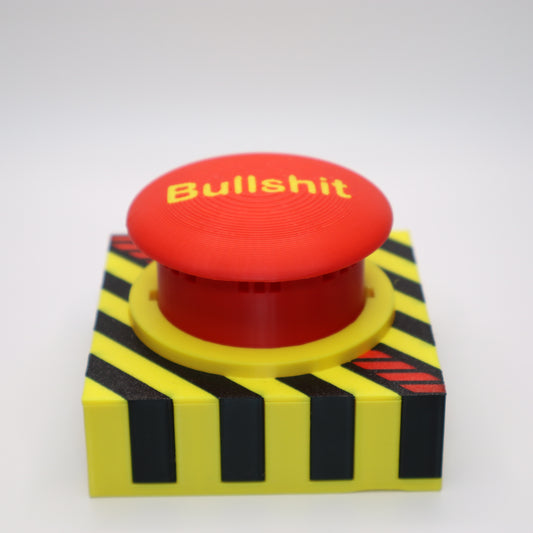 Funny Bullshit Desk Button