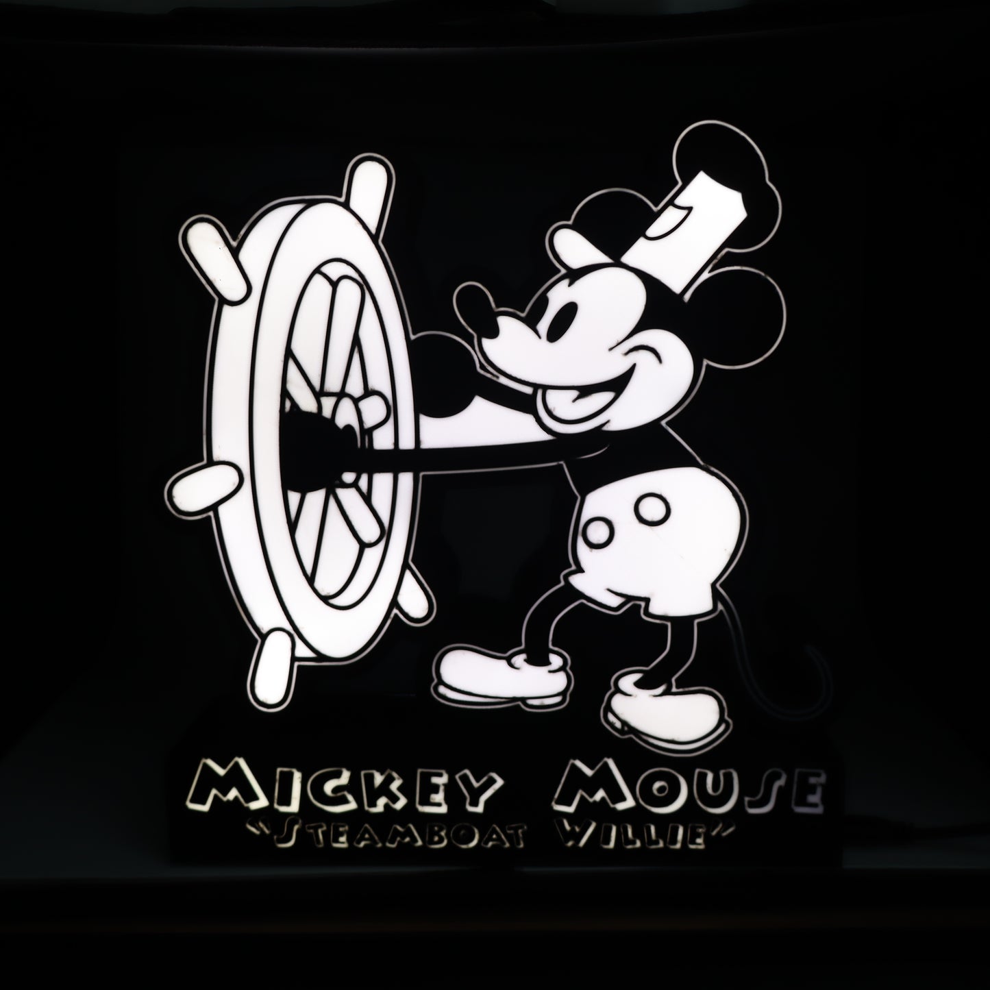 Vintage Steamboat Willie Lightbox