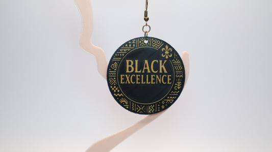 Radiate Black Excellence - Hoop Earrings
