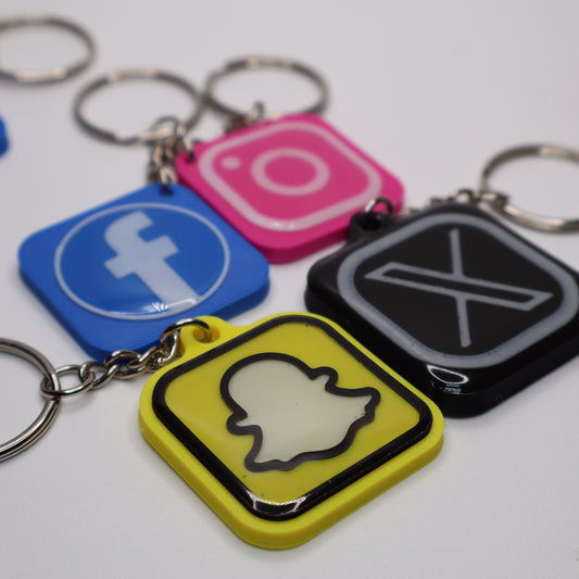 🚀 Tap & Connect in Seconds! 🔗✨ | NFC Social Media Keychains 🎨🆕 New Designs Added Often