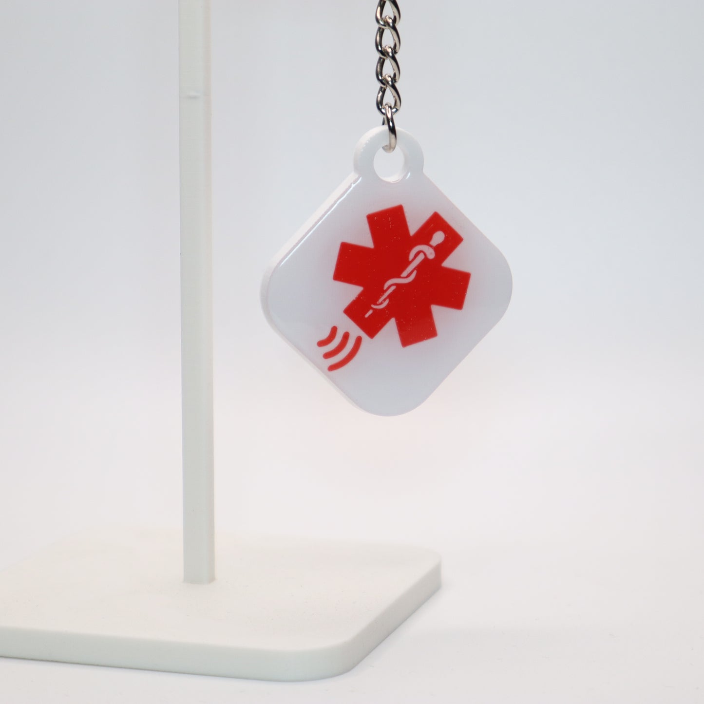 🚨 Medical Alert NFC Keychain – Tap for Instant Info 📲