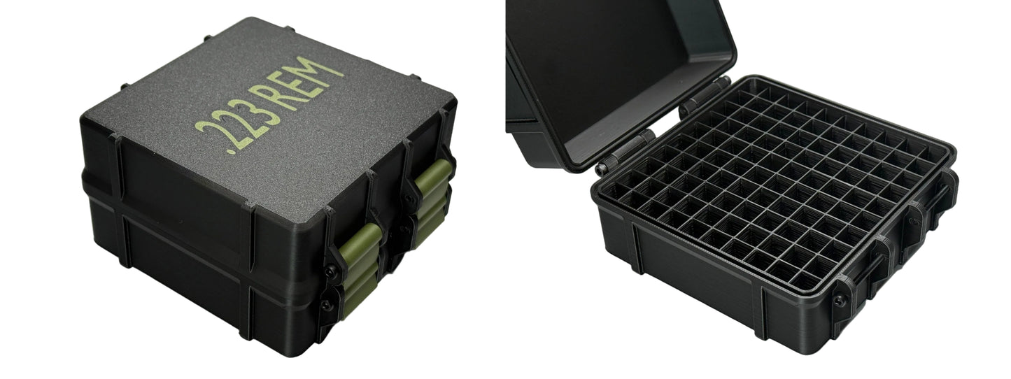 🧰 100 Slot Organizer Case | 🔒 Snap-Lock Storage Box | 🎯 Range Gear Storage