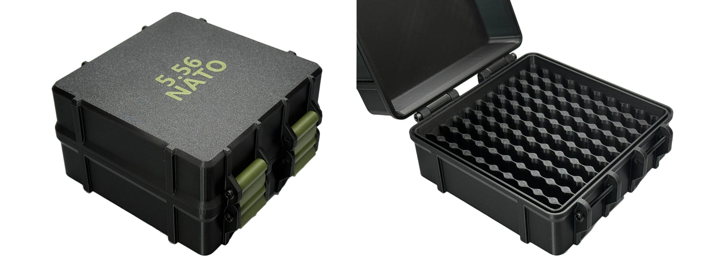 🧰 100 Slot Organizer Case | 🔒 Snap-Lock Storage Box | 🎯 Range Gear Storage