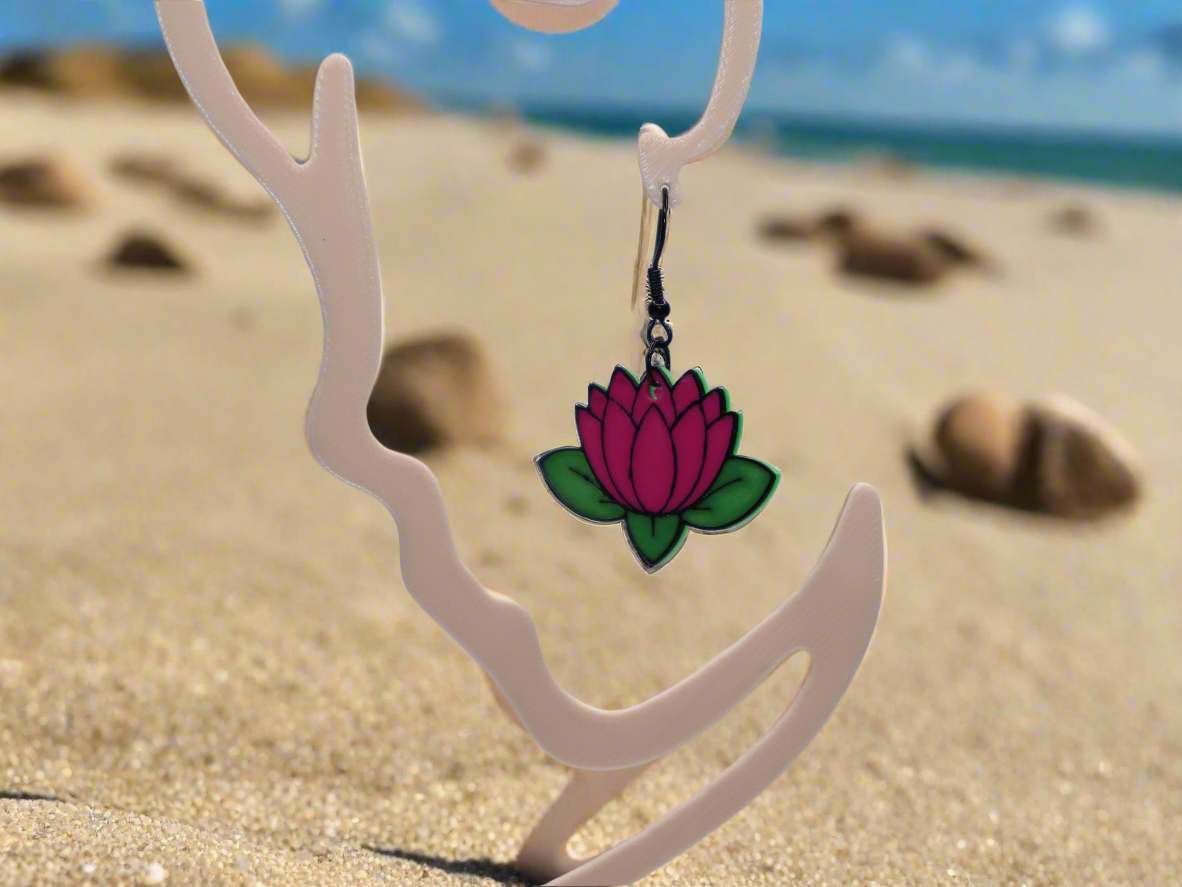 Lotus Blossom Earrings